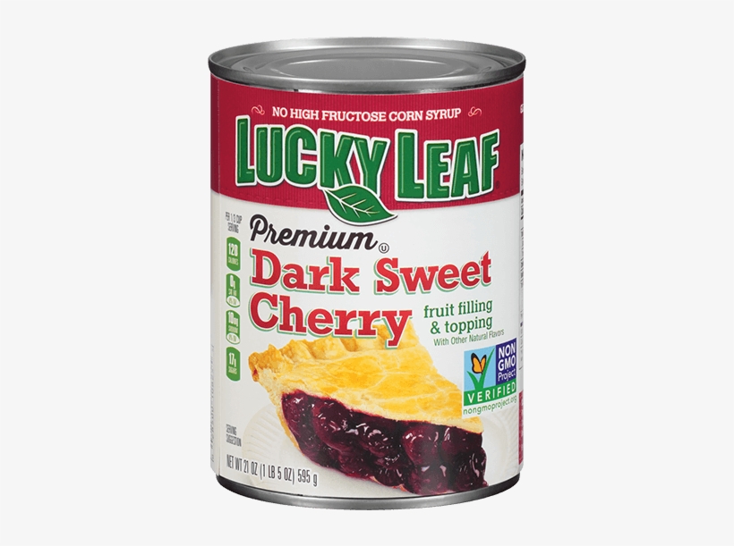 Premium Dark Sweet Cherry Fruit Filling & Topping - Lucky Leaf Pie Filling, Premium, Strawberry Rhubarb, transparent png download