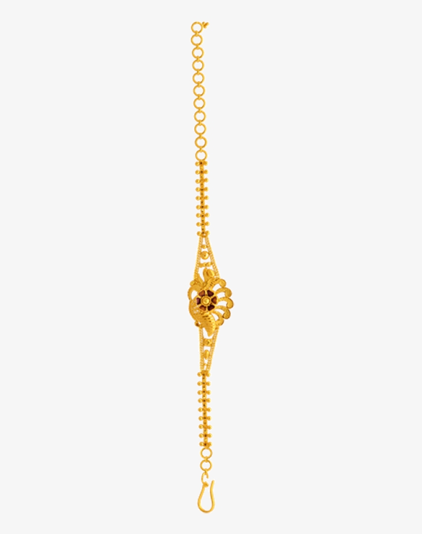 22kt Yellow Gold Bracelet - Pc Chandra Ladies Bracelet, transparent png download
