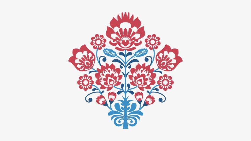 Tri-colour Flower Sticker - Des Pologne Des Fleur, transparent png download