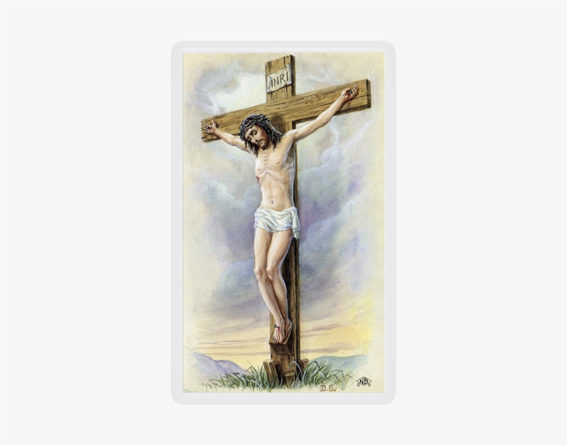 Crucifixion - San Francis Imports-crucifixion Custom Prayer Card, transparent png download