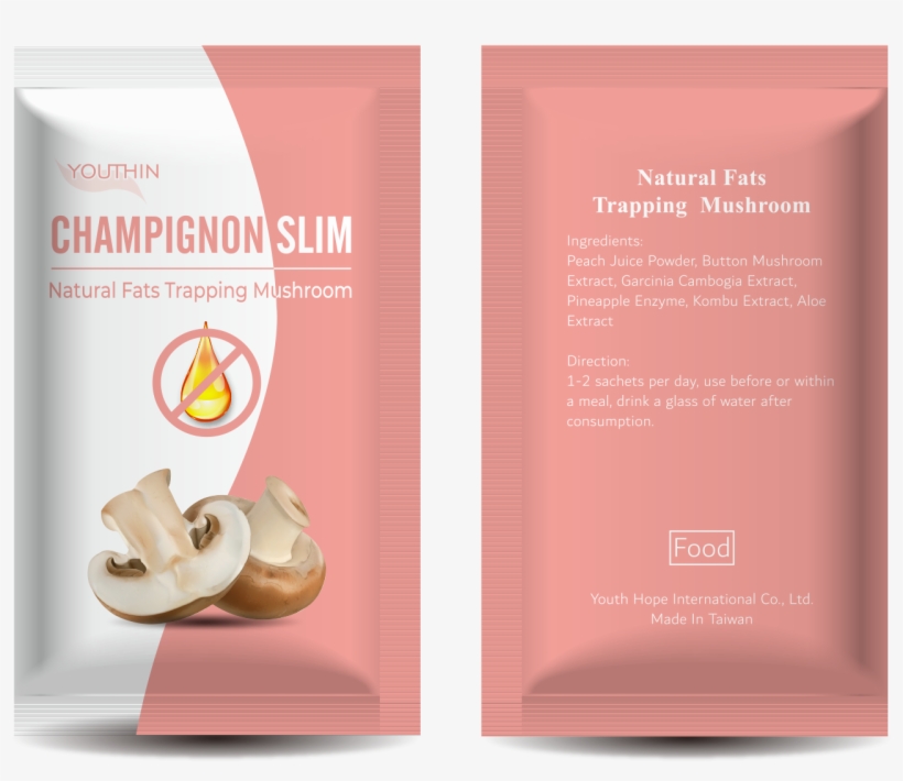 Champignon Slim Mushroom Slimming - Mushroom, transparent png download