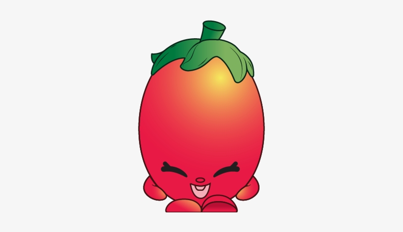 Roma Tomato Ct Art - Shopkins Pappa Pizza Base, transparent png download