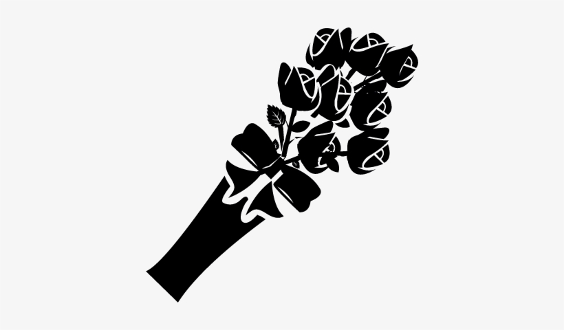 Flower Bouquet Vector - Flower Bouquet Vector Png, transparent png download