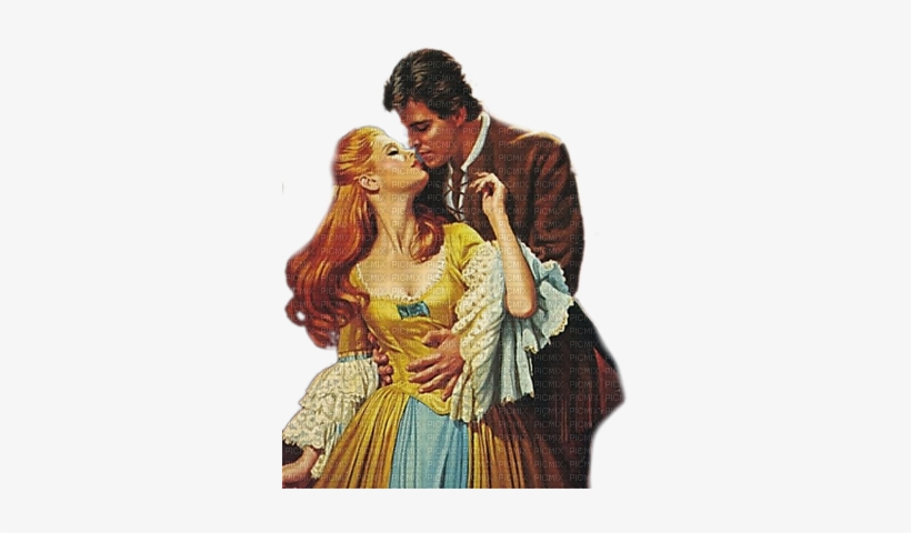 Romantic Couple - Romantic Vintage Couple Png, transparent png download