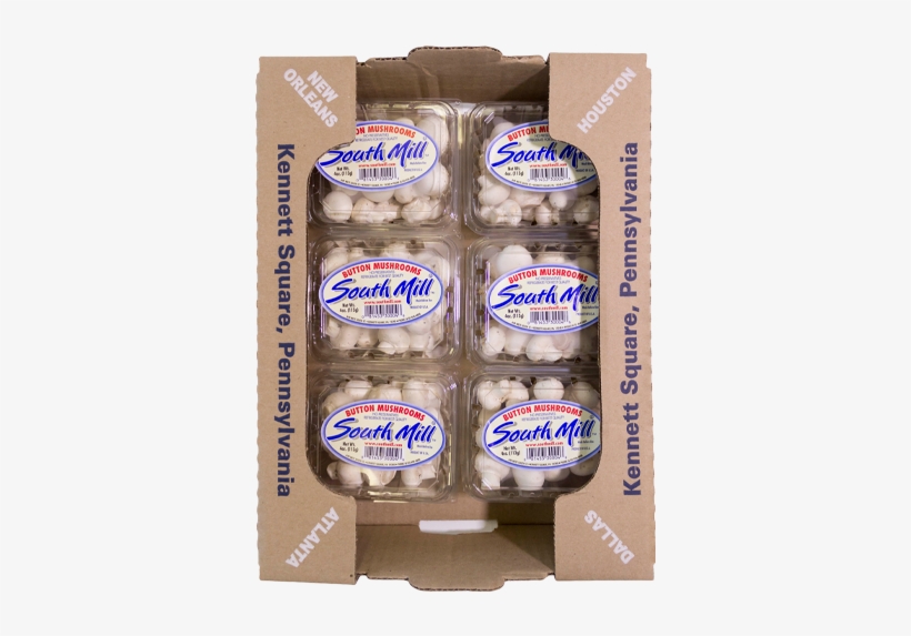 Fresh Mushrooms Whites Buttons Retail Mastercarton - Retail, transparent png download
