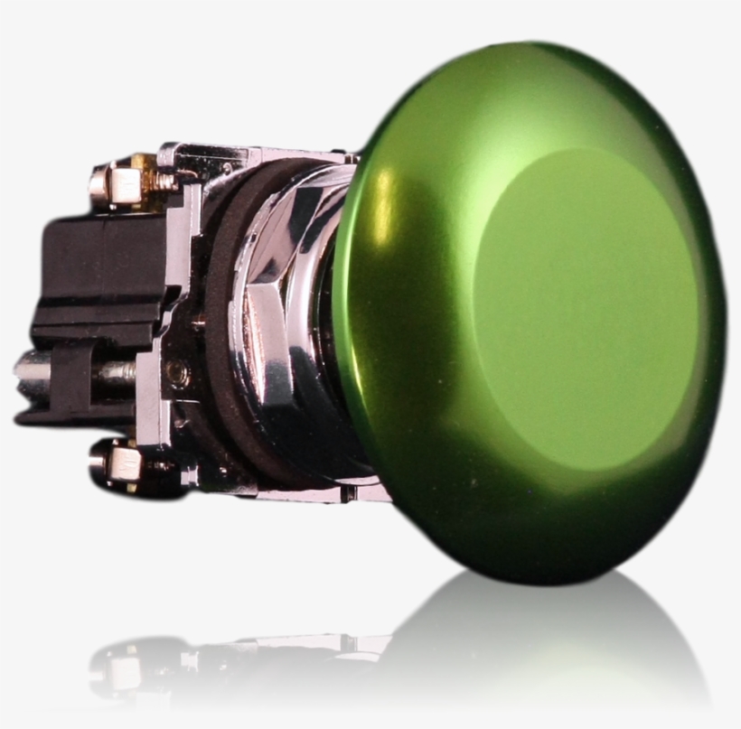 10250t27g Green Button From Eaton - Lens, transparent png download