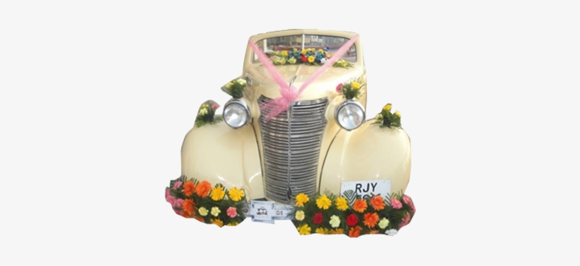 Victoria Convertible Cream Wedding Car - Car, transparent png download