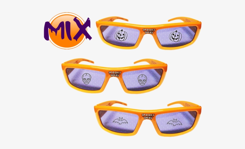Mix Of Plastic Spooky Specs - Mighty Tronics 3d Plastic Glasses, Spooky Specs, Jack-o-lantern, transparent png download