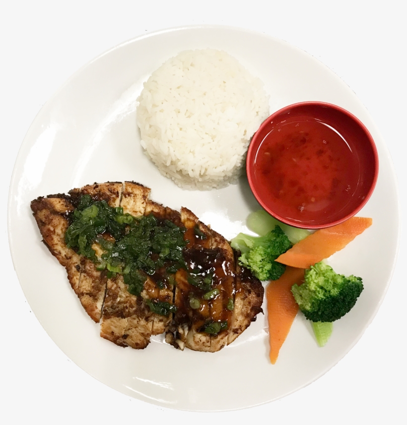 Grilled Chicken Rice Plate - Chicken, transparent png download