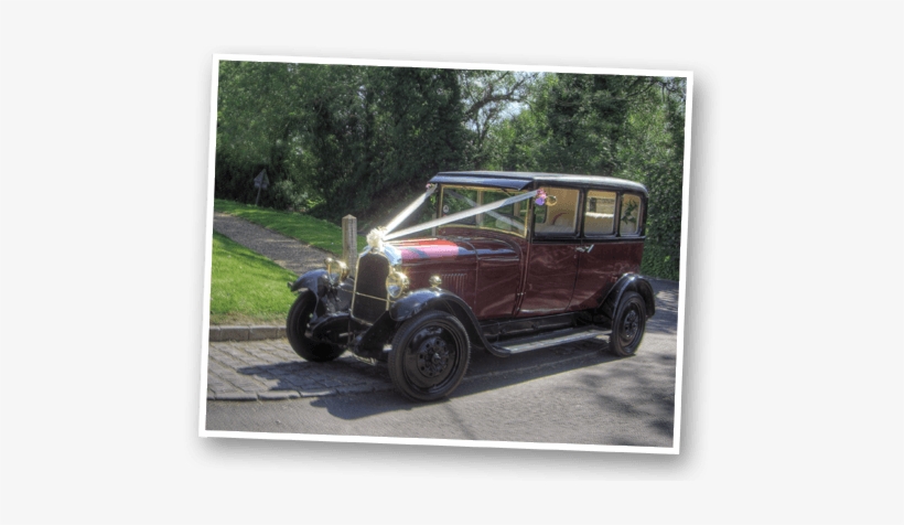 Our Burgundy Wedding Car In The Sun, Waiting Outside - Car, transparent png download