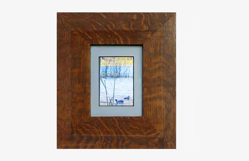Wide Mission Flat Mitered Wood Picture Frame - Wide Wood Picture Frame, transparent png download