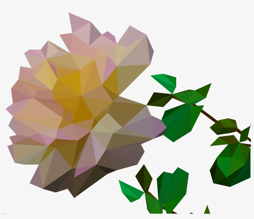 Flower Wallpaper - Origami, transparent png download