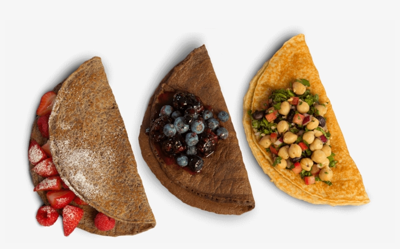 Chickpea And Buckwheat Dosas Are Perfect Bread Substitutes - Hors D'oeuvre, transparent png download