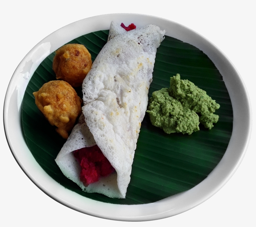 Eat Crispy Hot Masala Dosas, Dipping Pieces In Sambar - Masala Dosa, transparent png download