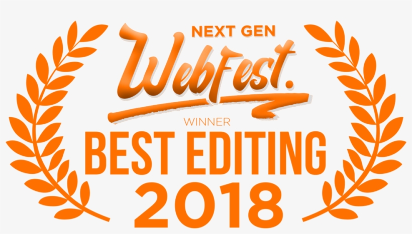 Win Webfest Laurels Best Editing 2018 Trans, transparent png download