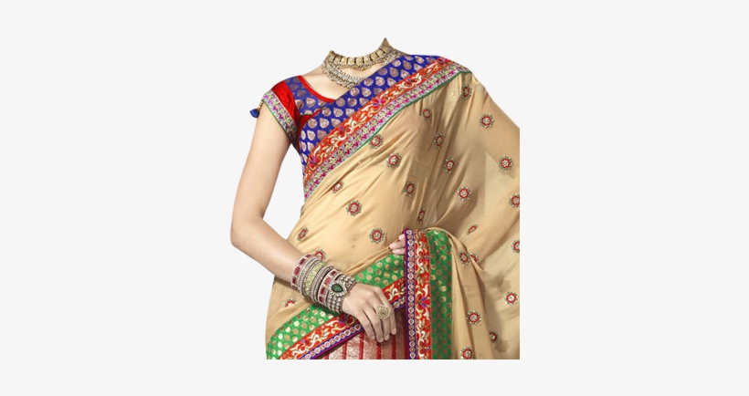 Indian Women Saree Photo Shoot Indian Women Saree Photo - Saree Photo Frame, transparent png download