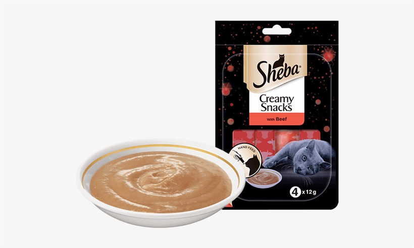 Beef - Sheba Creamy Snacks, transparent png download