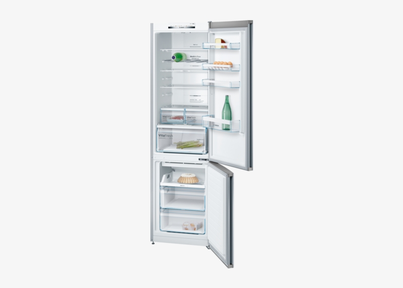 Bosch Kgn39vl3ag Freestanding Fridge Freezer Stainless, transparent png download