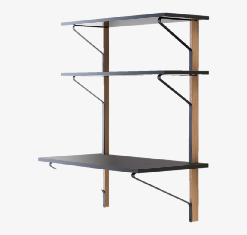 Kaari Shelf With Desk Vitra - Reb 013 Kaari Shelf With Desk, transparent png download