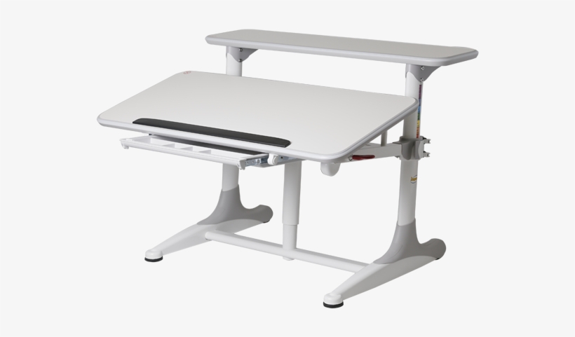 Ergoworks Impact Study Desk Dr-303 White Right Side - Desk, transparent png download