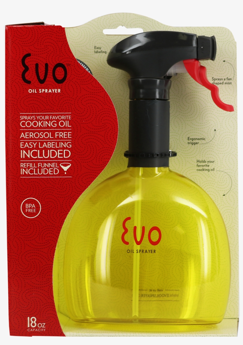 18oz Evo Bottle - Delta Evo Kitchen And Grill Olive Oil Efillable, Non-aerosol,, transparent png download