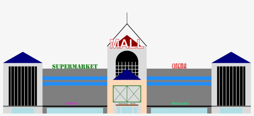 Mall Clipart Png - Clip Art, transparent png download