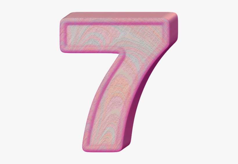 Birthday Cake Numeral - Cake 7 Years Png, transparent png download