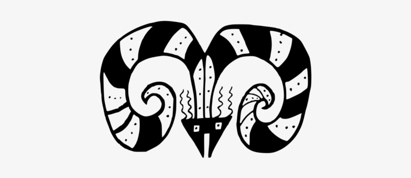 Jpg Black And White Aries Drawing Abstract - Dibujos De La Cultura Diaguita, transparent png download