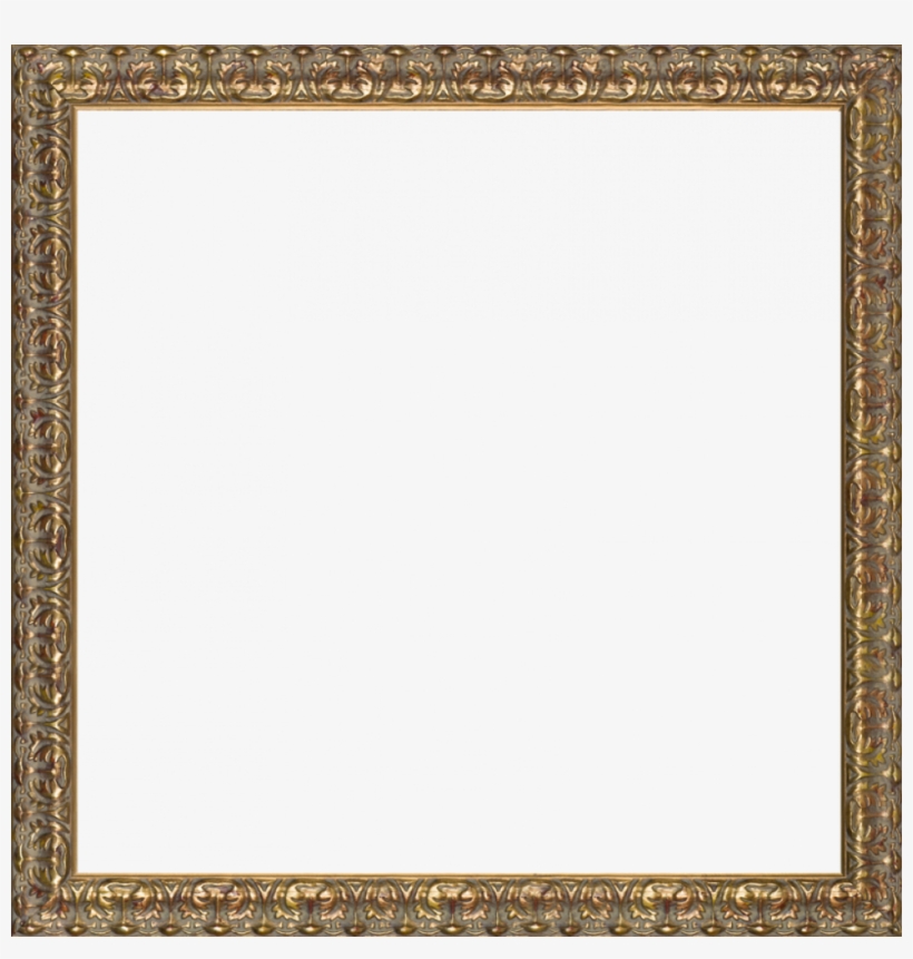 Golden Oak Leaf Frame - 'fox-coloured Finch' Framed Painting Print On Canvas, transparent png download