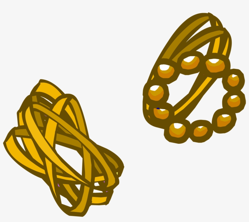 Golden Bangles - Club Penguin Halloween, transparent png download