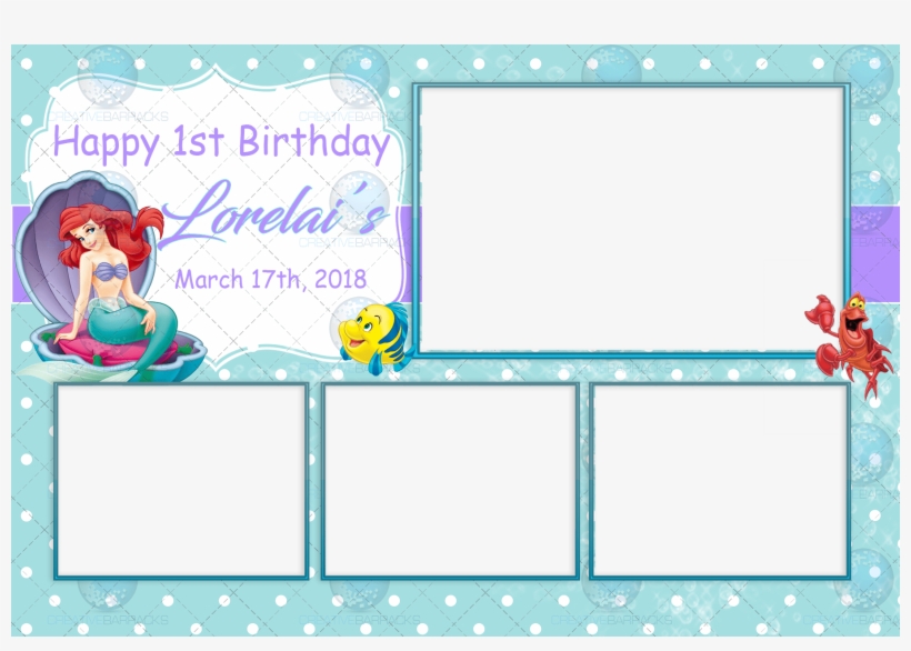 Add To Collection Loading - Dětská Dekorace Na Zeď Malá Mořská Víla, transparent png download