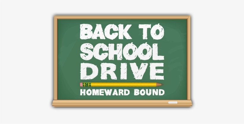 School Supplies Needed For Homeless Children - Back To School Drive Png, transparent png download