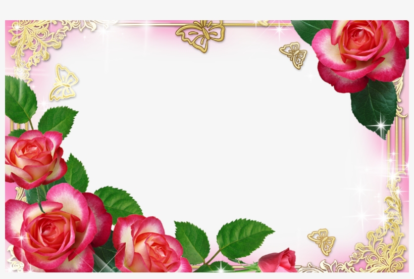 Rose Flower Frame - Khwab Mein Azan Dene Ki Tabeer, transparent png download