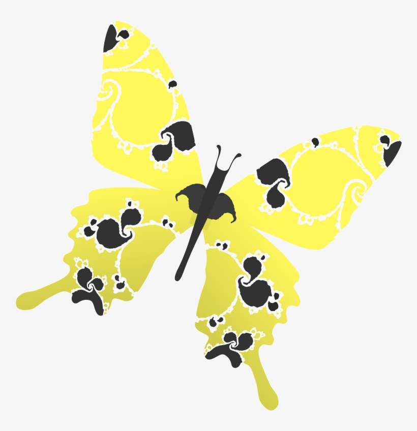 Yellow Butterfly Butterfly Illustration, Royalty Free - Pieridae, transparent png download