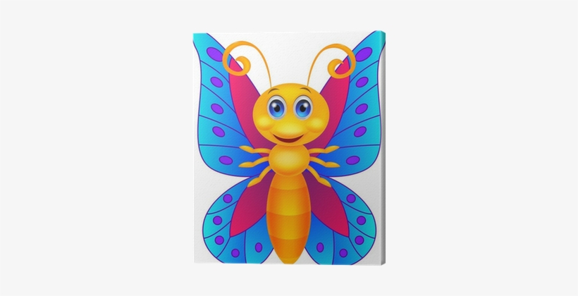 Funny Butterfly Cartoon, transparent png download
