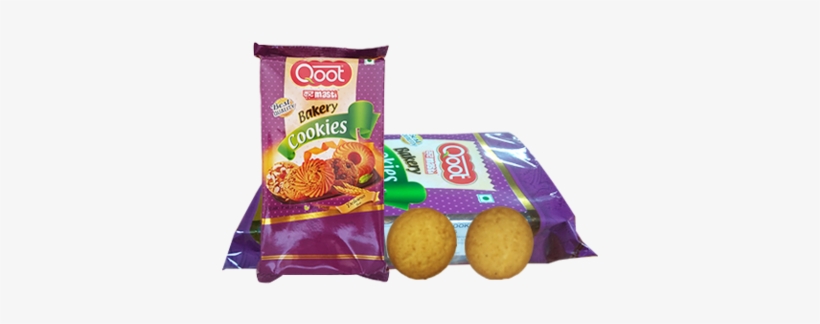 Qoot Coconut Cookies - Bakery Cookies Packets, transparent png download