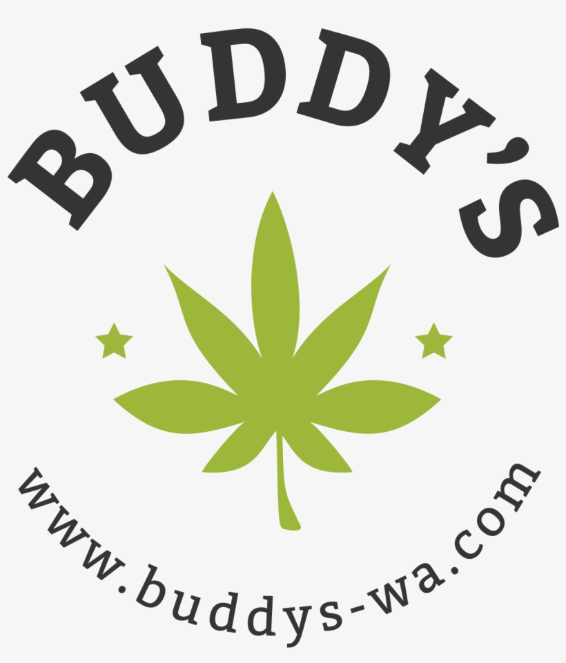 Buddys Logo Design Light Background - Difference Between Sativa Hybrid Indica, transparent png download