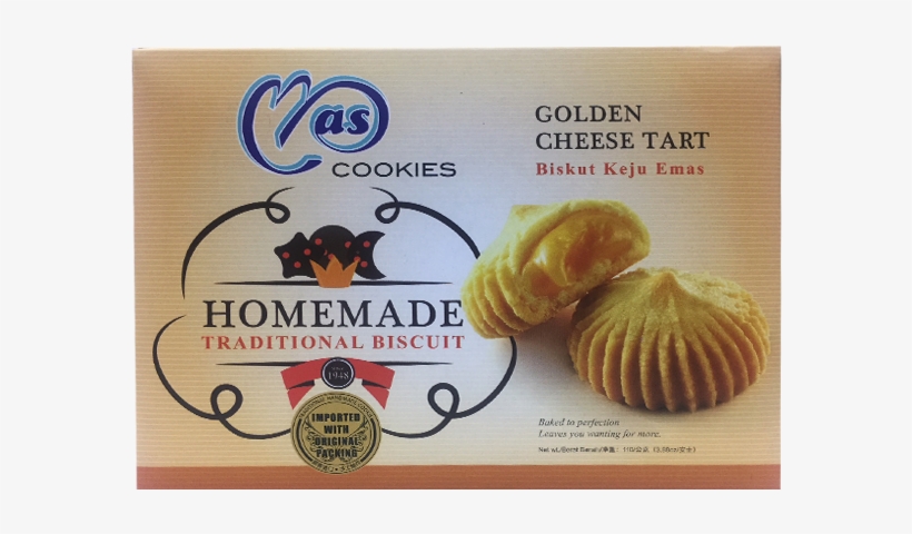 Mas Cookies Golden Cheese Tart 10g X 11 Small Packet - Mas Cookies Homemade Traditional Cookies, transparent png download