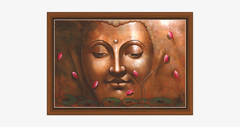 Ratnatraya Buddha Frame Wall Hanging | Home Dcor, transparent png download