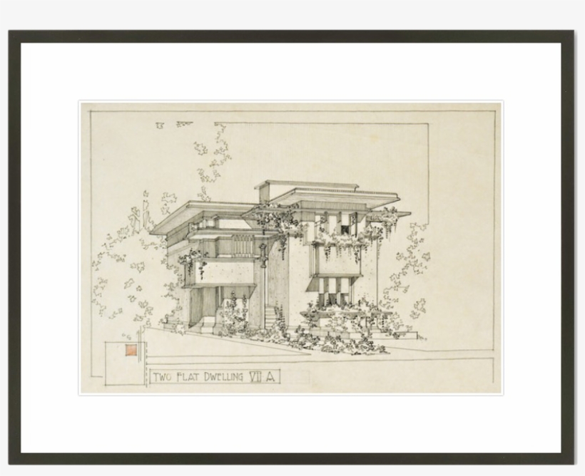 Frank Lloyd Wright Print, transparent png download