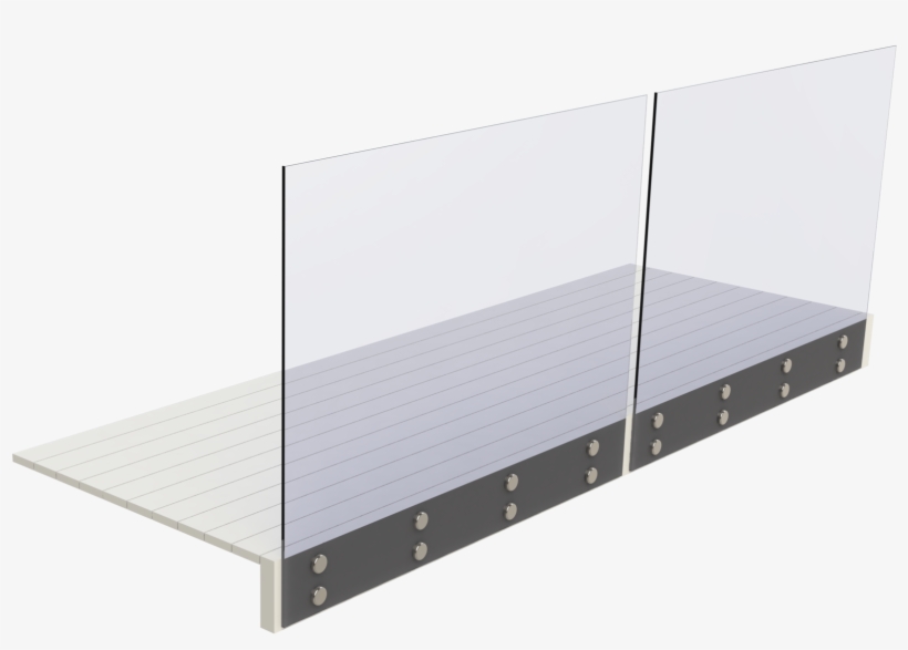 Frameless Glass - Table, transparent png download