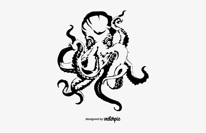 Animal Free Vector Design Octovius - Animal, transparent png download