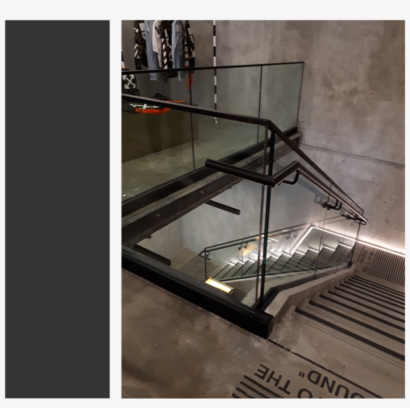 Matte Finish Stainless Railing - Handrail, transparent png download
