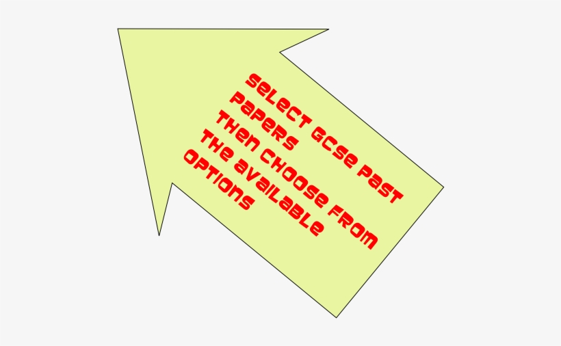 Select Gcse Past Papers Then Choose From The Available - Past Paper, transparent png download