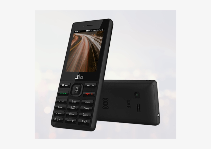 The Jio Phone With 4g Volte Enabled Feature Had Been - Jio Phone, transparent png download