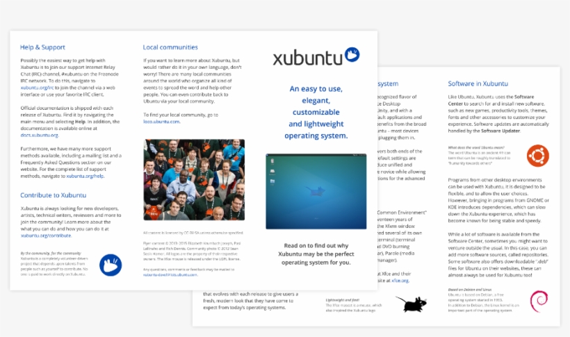 A Successful Trial Run Of 25 Us Letter-sized Flyers - Xubuntu, transparent png download