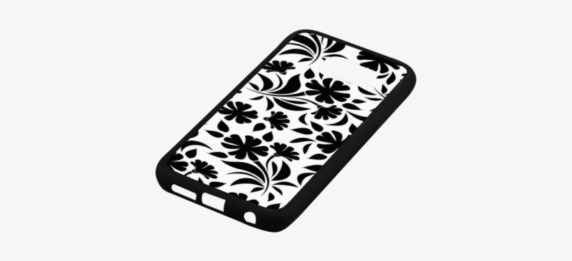 Flower Background Vector Black And White Artsadd D - Samsung Galaxy S6, transparent png download
