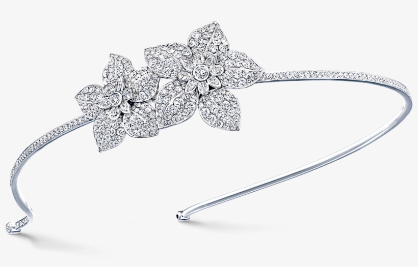 A Graff Bridal Diamond Hair Band Featuring Diamond - Diamond Headband Png, transparent png download