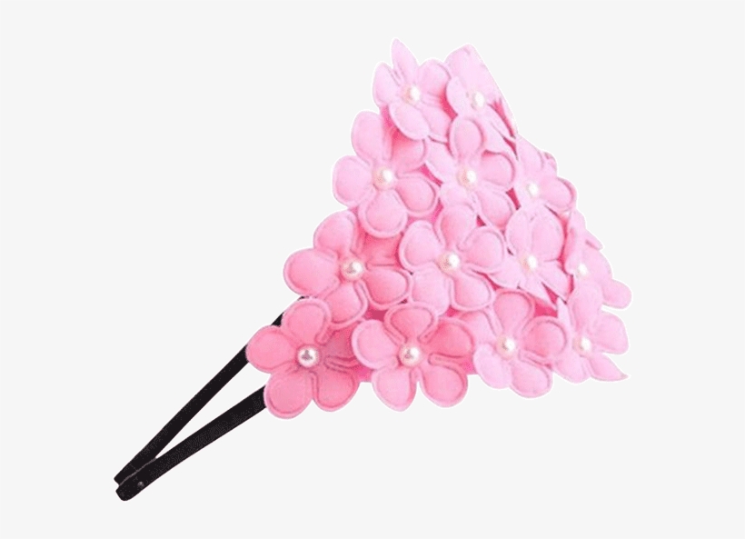 Petite Bello Headband Floral Pink Hairband - Headband, transparent png download