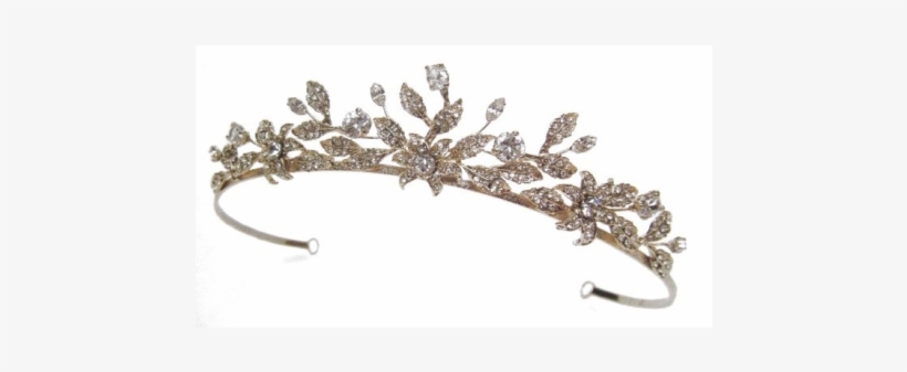 Flowers Of The Forest Gold Bridal Headband Hairband - Headband, transparent png download